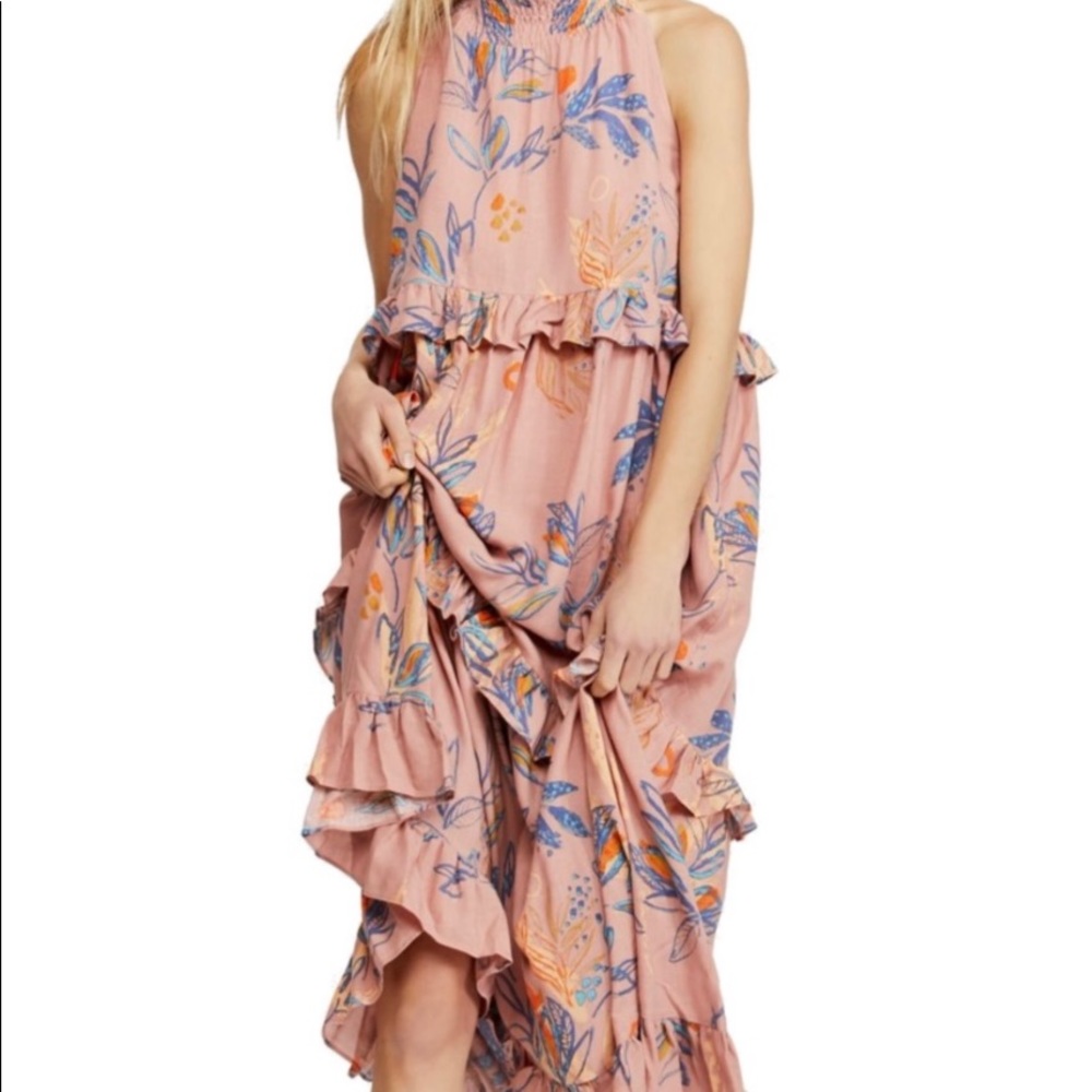 NWT Free people boho maxi dress